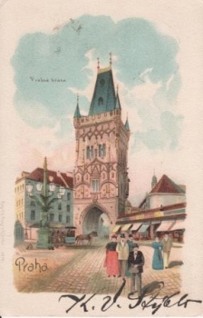 Prašná brána (kresba) 1899 95 004 ●